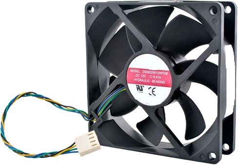 DS09225R12HP235 9.2cm 92mm Fan 92x92x25mm DC12V 0.41A 4pin High Speed axial Flow Cooling for Chassis Motherboard CPU in Kuwait