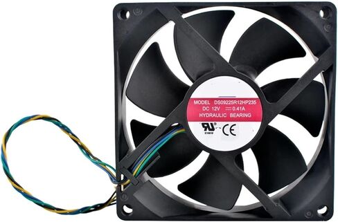 DS09225R12HP235 9.2cm 92mm Fan 92x92x25mm DC12V 0.41A 4pin High Speed axial Flow Cooling for Chassis Motherboard CPU in Kuwait