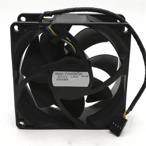 PVA092K12N 9038 9CM 12V 4-Wire PWM Temperature Control Violent Chassis Server Cooling Fan in Kuwait