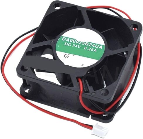 6025 60 * 60 * 25MM 6CM 24V 0.25A DA06025B24UA 2-Wire Converter Chassis Cooling Fan in Kuwait