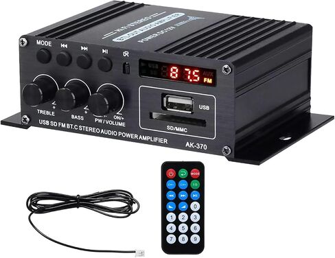 Mini HiFi Digital Bluetooth Audio Power Amplifier 2 Channel Wireless Bluetooth Stereo Audio Amplifier in Kuwait