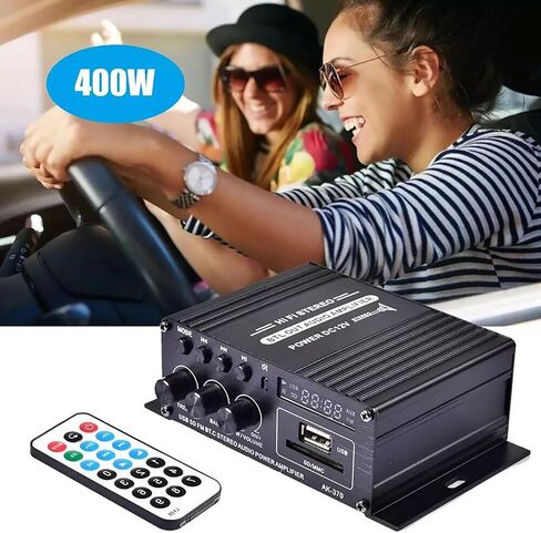 Mini HiFi Digital Bluetooth Audio Power Amplifier 2 Channel Wireless Bluetooth Stereo Audio Amplifier in Kuwait