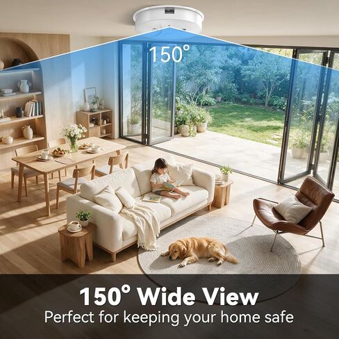 1080P HD Wireless Camera Smoke Detector in Kuwait