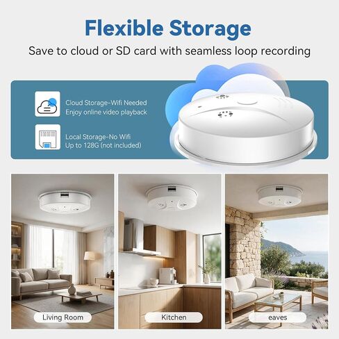 1080P HD Wireless Camera Smoke Detector in Kuwait