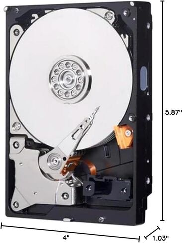 Western Digital 2TB WD Blue PC Internal Hard Drive - 5400 RPM Class, SATA 6 Gb/s, , 64 MB Cache, 3.5" - WD20EZRZ in Kuwait