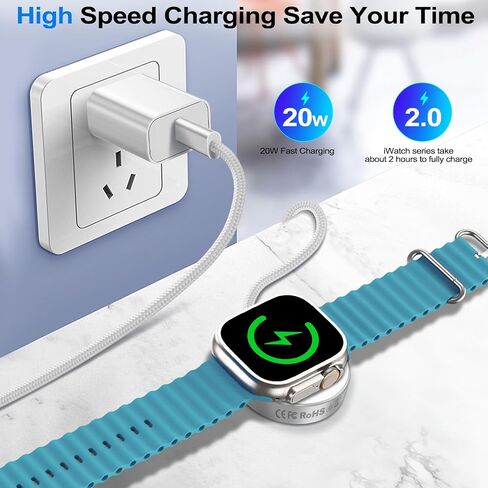 Upgraded for Apple Watch Charger Magnetic USB C Adapter & Charging Cable in Kuwait