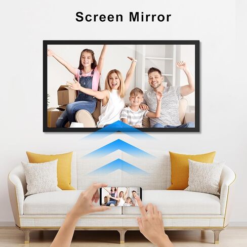 Large Digital-Photo-Frame 21.5" WiFi Picture-Frame - 32GB Digital Picture Frame, 1920x1080 FHD IPS Panel, Wall Mountable, Sync Smartphone Screen, Share Photos Videos via App Email, Gift for Mom Dad in Kuwait