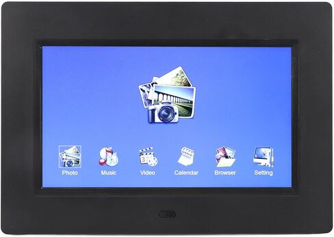 Digital Picture Frame 7 Inch, 800x480 HD Display with Remote (US in Kuwait