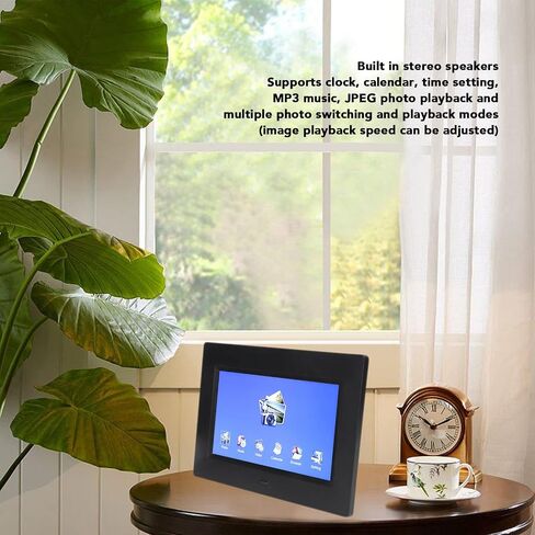 Digital Picture Frame 7 Inch, 800x480 HD Display with Remote (US in Kuwait