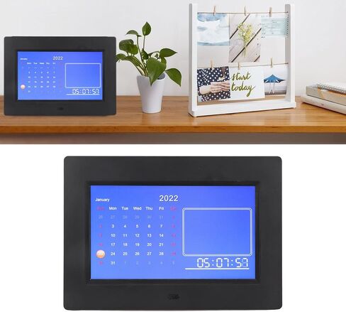Digital Picture Frame 7 Inch, 800x480 HD Display with Remote (US in Kuwait