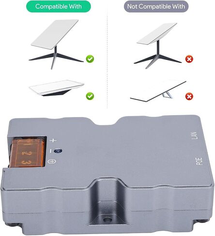 GigE Passive PoE Injector, 10MbPs 100MbPs 1000MbPs 48 to 57V 6A 320W High Power PoE Gigabit Ethernet Injector, Dishy Cable Adapter to RJ45 Connect Ethernet Adapter in Kuwait