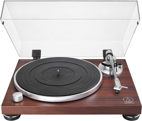 Audio Technica AT-LPW50BT-RW Bluetooth Turntable Manual Belt-Drive 33/45 (Rosewood) (Renewed) in Kuwait