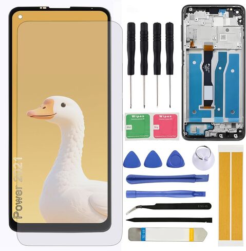 Screen Replacement for Motorola G Power 5G 2024 XT2415 XT2415-1 XT2415-5 XT2415V 6.7'' Assembly LCD Display Touch Screen Digitizer with Tools & Frame in Kuwait