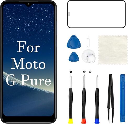 for Motorola G Pure Screen Replacement LCD 6.5 inch in Kuwait