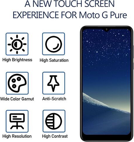 for Motorola G Pure Screen Replacement LCD 6.5 inch in Kuwait