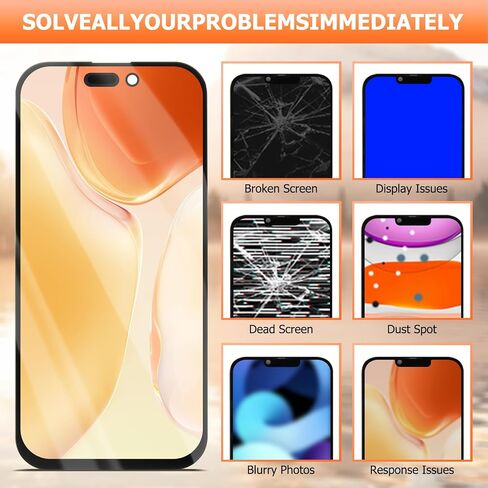 Soft OLED for iPhone 16 Pro Screen Replacement for iPhone 16 Pro LCD Display A3293 A3083 A3292 A3294 LCD Digitizer Touch Screen Assembly Repair Kits in Kuwait