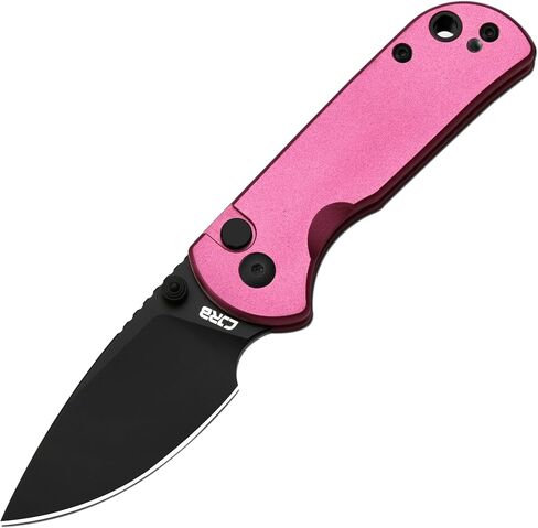 CJRB CUTLERY Pocket Knife for EDC Mica (J1934) Thumb Studs Manual Folding Knife with Button Lock, 2.36" AR-RPM9 Steel Blade Blue Aluminum Handle,Ideal for Outdoor Hunting Camping in Kuwait