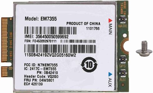 WiFi Card Wireless Network Adapter for ThinkPad L440 L540 T431s ThinkPad X1 Carbon T431 1xRTT Band A Loading Edge Card This WiFi LTE Version CardNetwork CardWifi in Kuwait