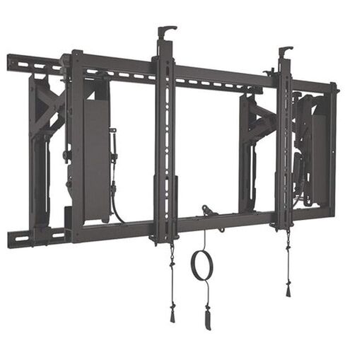 Chief LVS1U ConnexSys Video Wall Landscape Mounting System with Rails, 150 lb Weight Capacity, 21.8" H x 35.5" W x 4.0" D, Black in Kuwait