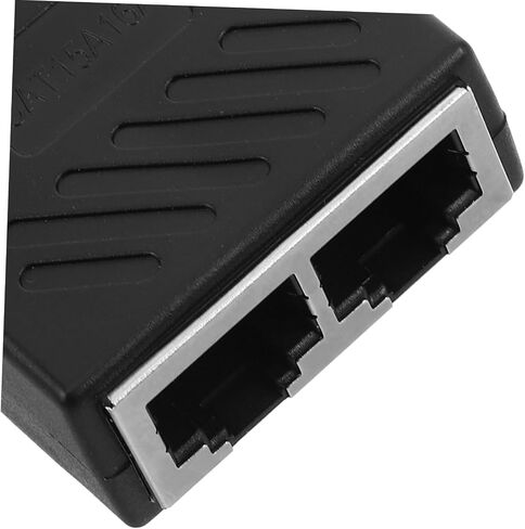 Ethernet Splitter Adapter Dual Ports Signal Transmission Construction Connect Multiple Devices for Networking in Kuwait