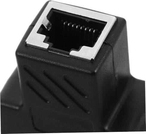 Ethernet Splitter Adapter Dual Ports Signal Transmission Construction Connect Multiple Devices for Networking in Kuwait