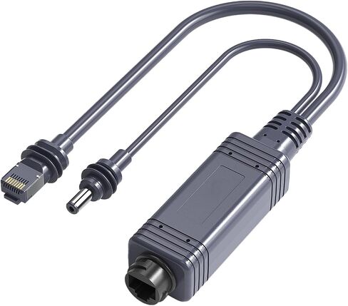 PoE Power Over Ethernet Splitter Adapter, PoE Splitter DC37-52V, 100W 100M Ethernet POE Splitter Adapter Gigabit PoE Splitter for Satellite Accessories Cat5e in Kuwait