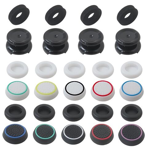 Teemuday Thumbstick Enhancement Package: 28-Piece Set with Caps, High Grips, Aim Rings Fit for Xbox One Elite and Fit for Xbox Series X - Mixed Color B in Kuwait