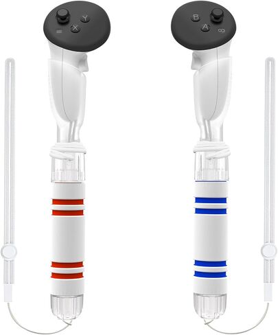 YOGES Gorilla Tag Long Arms Compatible with Meta Quest 3S/ Quest 3/ Oculus Quest 2/ Quest Pro/Rift S Controller, Beat Saber Handle Attachments VR Sticks Dual Extensions Grips for Playing VR Games in Kuwait