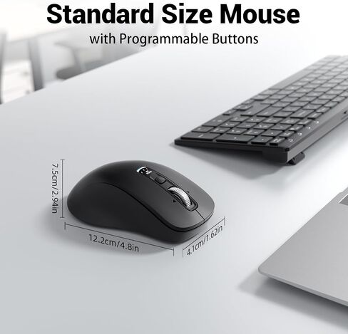 INFINMIND L511 Wireless Bluetooth Mouse, Multi-Device Programmable Mouse. in Kuwait