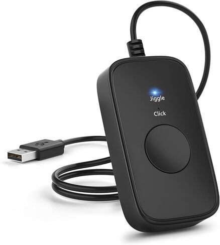 Mouse Jiggler Undetectable, USB Mover, Gaming Automatic Continuous Click Device, Plug & Play, Simulate Mouse Pointer Movement to Prevent PC Sleep in Kuwait