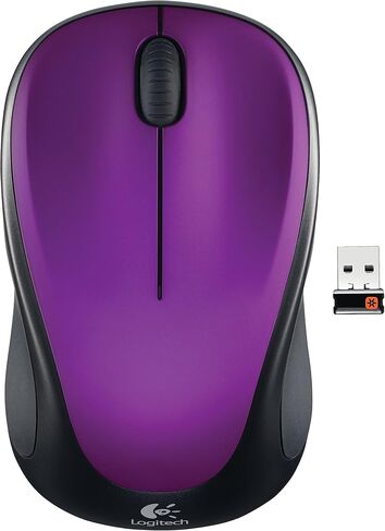 Logitech Wireless Mouse m317 with Unifying Receiver, Vivid Violet in Kuwait