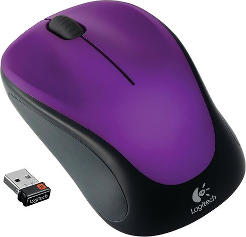 Logitech Wireless Mouse m317 with Unifying Receiver, Vivid Violet in Kuwait