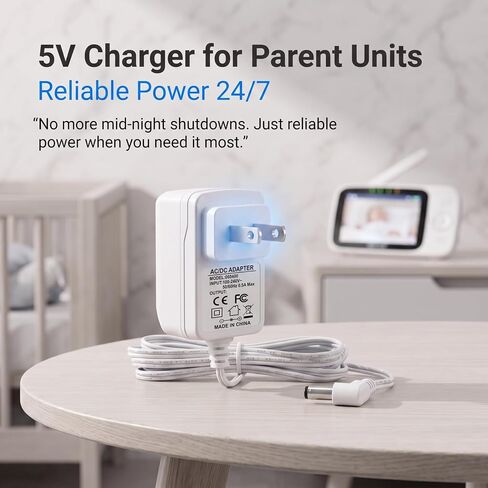 5V Power Cord Charger for VTech Baby Monitor VM901 VM919HD VM919-2HD in Kuwait
