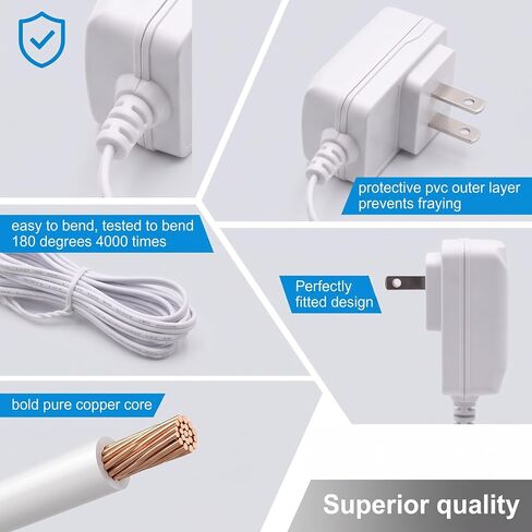 5V Power Cord Charger for VTech Baby Monitor VM901 VM919HD VM919-2HD in Kuwait