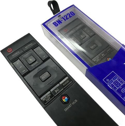 BN59-01220E Remote Control Replacement Compatible with Samsung HUB 4K Curved TV BN-1220 RMCTPJ1AP2 BN5901220E UN55JU6700F in Kuwait