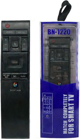 BN59-01220E Remote Control Replacement Compatible with Samsung HUB 4K Curved TV BN-1220 RMCTPJ1AP2 BN5901220E UN55JU6700F in Kuwait