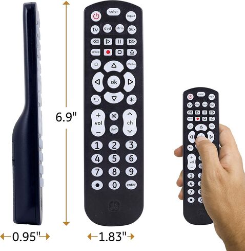 GE Color Select Backlit Buttons Universal Remote Control, Samsung TV Remote in Kuwait