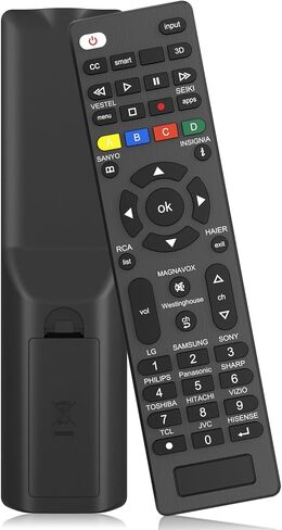 Universal TV Remote Control Compatible with Samsung/LG/Vizio/Hisense/Sony/Philips/Onn/Sharp/RCA/Element/Westinghouse/Sanyo/Emerson TV and More Brand Smart TVs in Kuwait