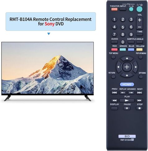 New RMT-B104A Replacement Remote Control Compatible for Sony Blu-Ray Disc DVD Player BDP-S360 BDP-S363 BDP-S560 BDP-N460 BDP-N460HP BDPS360 BDPS363 BDPS560 BDPN460 BDPN460HP in Kuwait
