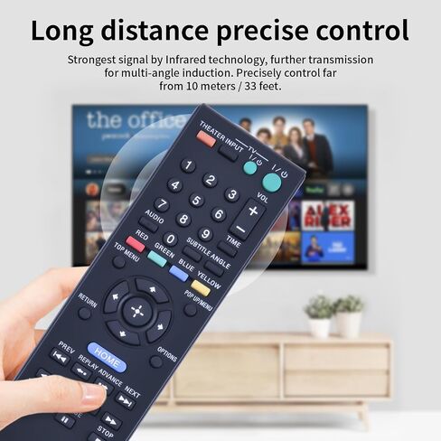 New RMT-B104A Replacement Remote Control Compatible for Sony Blu-Ray Disc DVD Player BDP-S360 BDP-S363 BDP-S560 BDP-N460 BDP-N460HP BDPS360 BDPS363 BDPS560 BDPN460 BDPN460HP in Kuwait