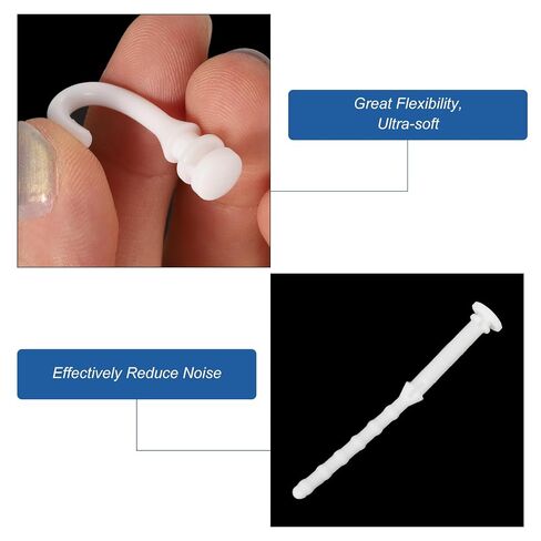Generic 30PCS Fan Shock Absorbing Rubber Nail, Long Style Computer Hardware Cooling Fan Screws Anti Noise Shockproof Silicone Rubber Cooler for PC, White in Kuwait