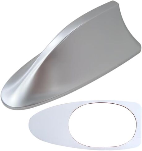 Specialized Ebony Shark Fin Roof Antenna Cover for Hyundai Elantra Sport Sedan 4-Door 2.0L 2014-2016 - Silver (Check The Size Before!) in Kuwait
