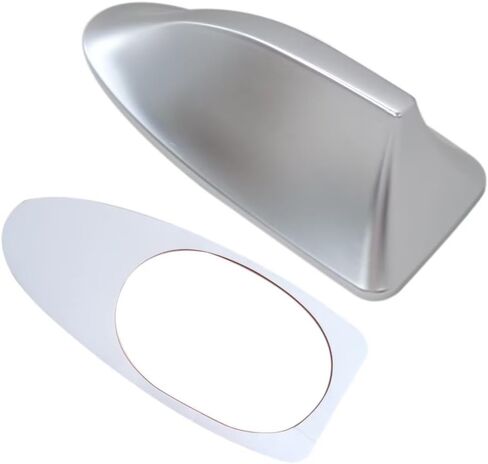 Specialized Ebony Shark Fin Roof Antenna Cover for Hyundai Elantra Sport Sedan 4-Door 2.0L 2014-2016 - Silver (Check The Size Before!) in Kuwait