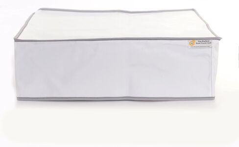 White Nylon Printer Dust Cover Compatible with Glowforge Plus, Glowforge Pro and Glowforge Basic 3D Printers, Anti Static and Waterproof Printer Cover by Perfect Dust Cover LLC in Kuwait