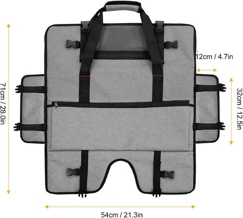 PerGar 24 Inch Monitor Carrying Case, Protective Monitor Bag, Travel Carrying Case for Monitors, Protective Case Monitor Dust Cover, Computer Monitor Bag for Screens and Monitors in Kuwait