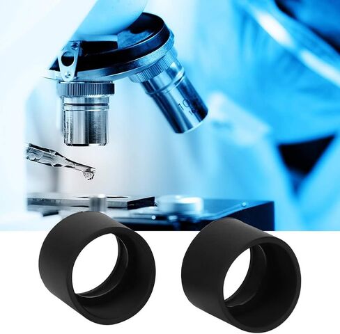 Binocular Eye Cups Eyepiece Cover Replacement 2PCS Soft Rubber 36mm Diameter for Stereo Microscope (Flat Angle) (KP-H1 bevel) in Kuwait