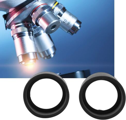 Binocular Eye Cups Eyepiece Cover Replacement 2PCS Soft Rubber 36mm Diameter for Stereo Microscope (Flat Angle) (KP-H1 bevel) in Kuwait