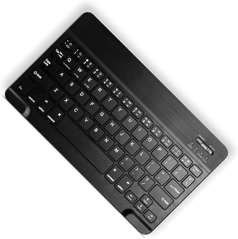 Chiyyak Wireless Tablet Keyboard with Magnetic Convenience and Shortcut Keys for IOS Tablet Computer 10.2 Inch, Includes Protective Case and Pen Holder (Black Case and Black Keyboard) in Kuwait