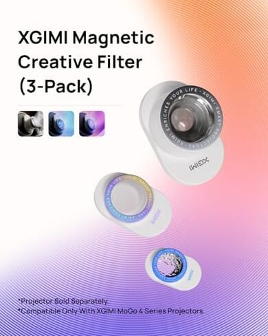 XGIMI MoGo 4 2025 NEW Portable Projector, Google TV with Licensed Netflix, Magnetic Creative Filter in Kuwait