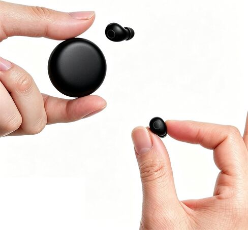 Xmenha Small Mini Invisible Earbuds Wireless Bluetooth for Small Ears Low Profile Tiny Discreet Hidden Sleeping Earbuds for Work Sleep Ear Buds Invisible Headphones Buds Skin Tone in Kuwait